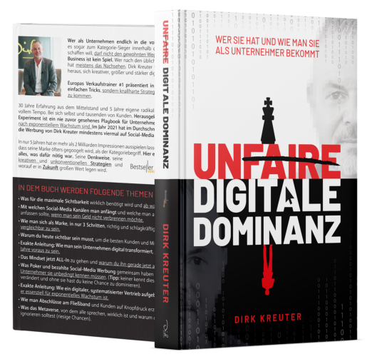 Buchcover Dirk Kreuter Unfaire Digitale Dominanz